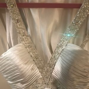 Elegant pageant or prom dress